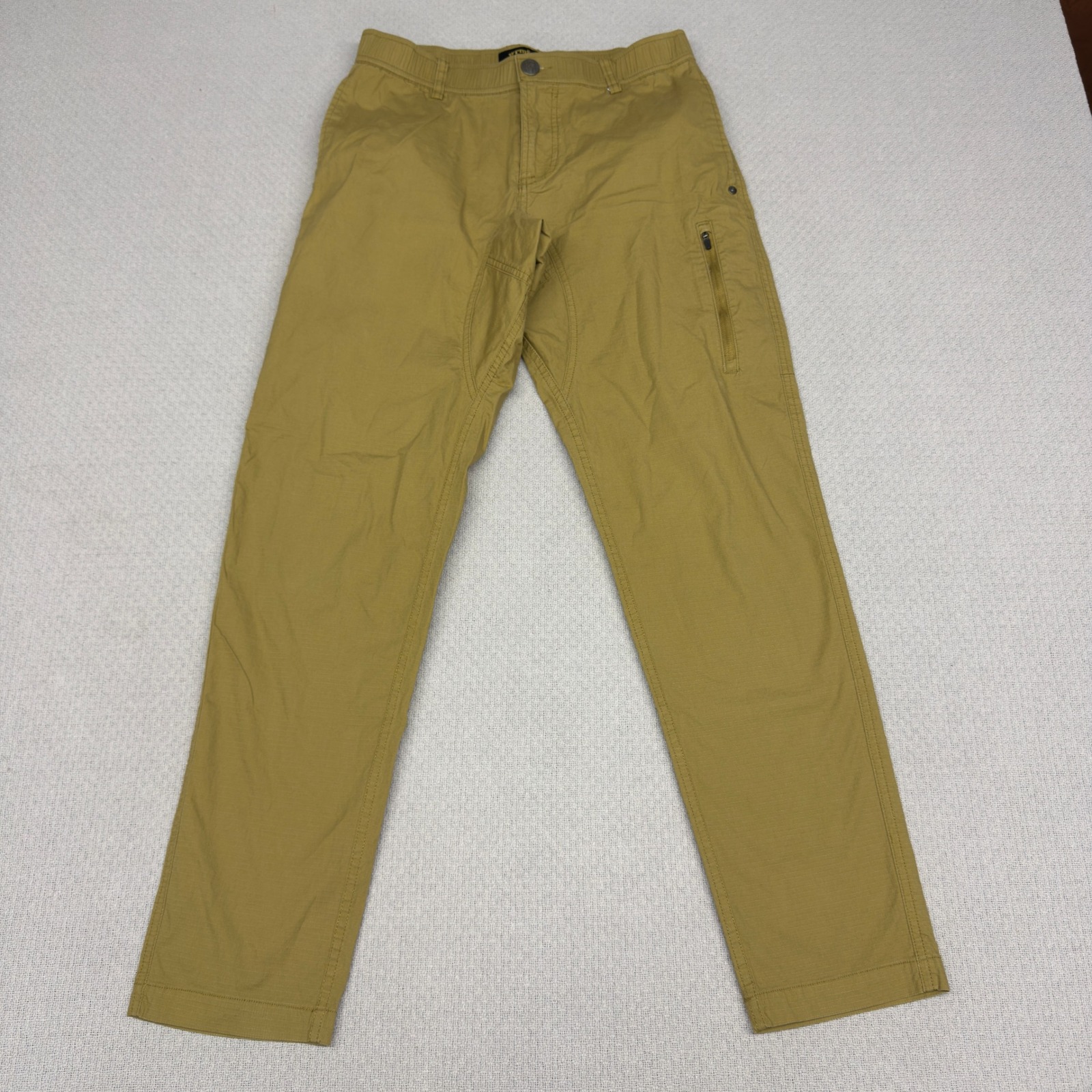 Wrmfzy Ripstop Pants Womens Small Tan Cargo Hiking Gorpcore Tactical Casual
